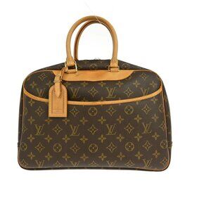 Louis Vuitton Monogram Deauville Bowling Vanity Handbag M47270 MB1027 YQ03682